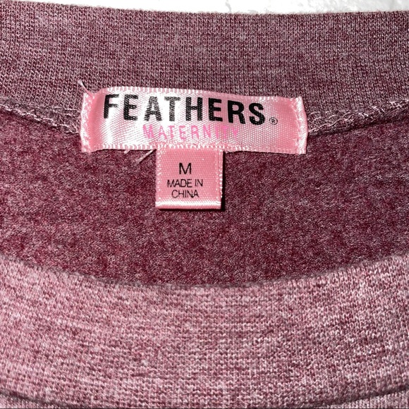 Feathers Maternity Bible Scripture Sweater - Picture 3 of 3